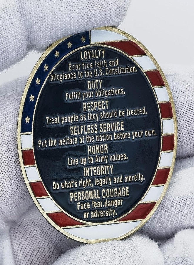 Glamtune US Army Core Values Military Challenge Coin - Ideal Gift for Army Personnel and Supporters - Image 5